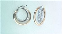 Orecchini Sommer Donna in Oro bianco Zirconia CERCHI ZIRC D $/C - CERCHI ZIRC D $/C